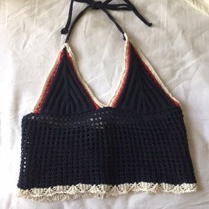 Zara crochet halter top